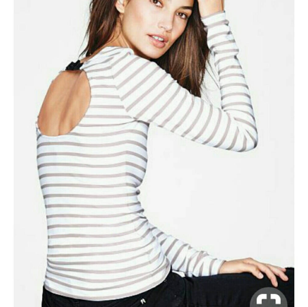 Victoria's Secret Bow Back Body Tee